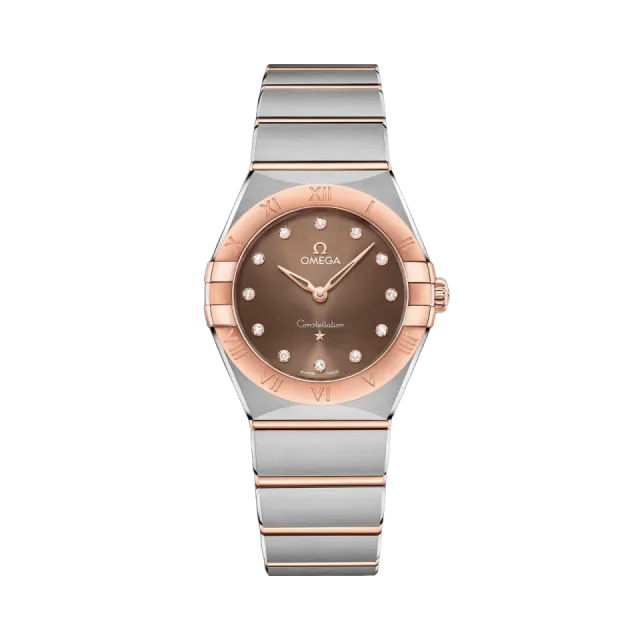Omega Constellation 28 mm Sedna Gold on Steel 13120286063001 Görsel 1
