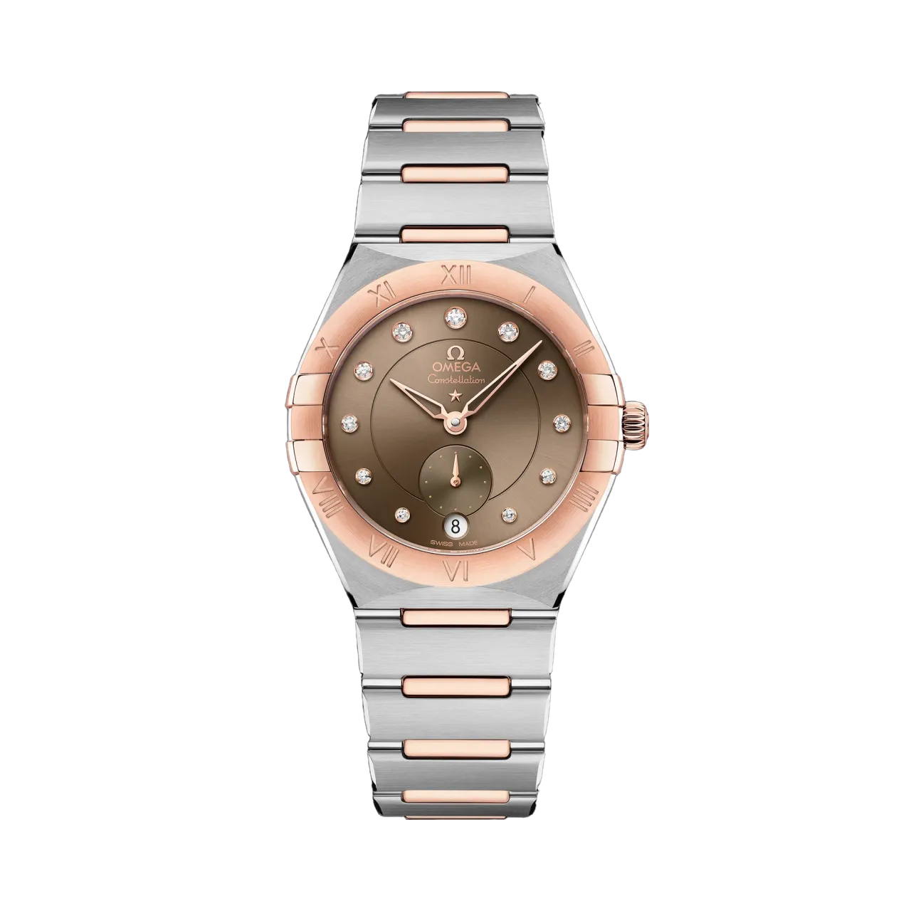 Omega Constellation 34 mm Steel - Sedna™ Gold 13120342063001