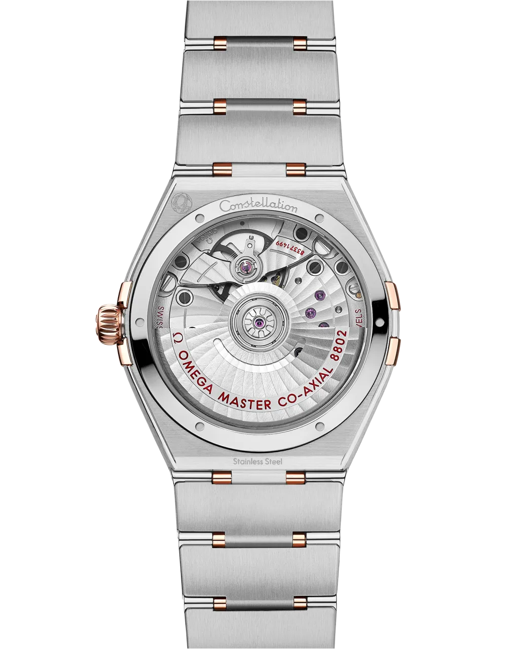 Omega Constellation 34 mm Steel - Sedna™ Gold 13120342063001 detay görseli 1
