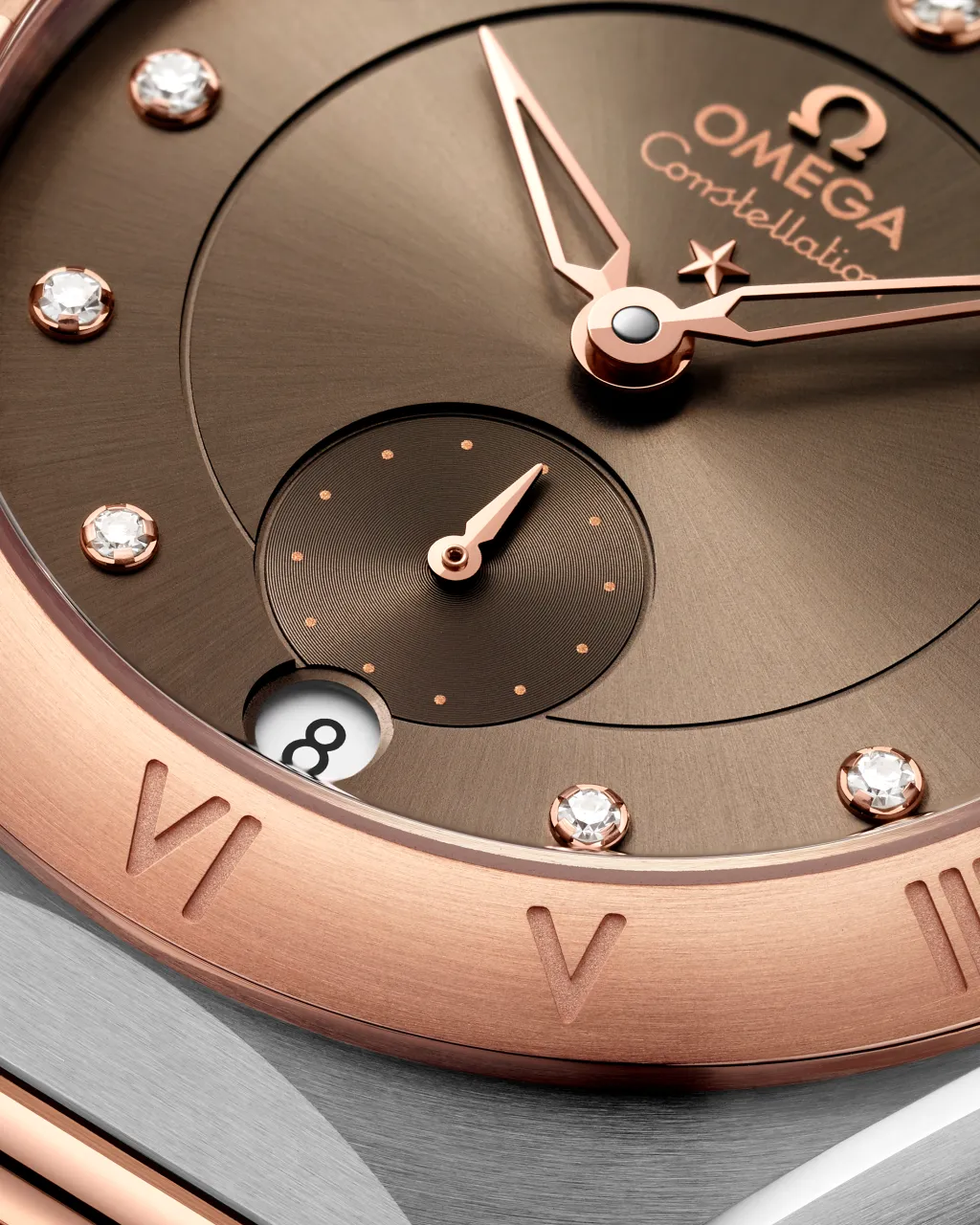 Omega Constellation 34 mm Steel - Sedna™ Gold 13120342063001 detay görseli 3