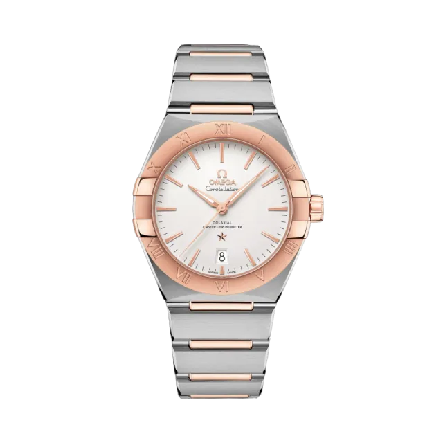 Omega Constellation 39 mm Steel Sedna Gold 13120392002001 Görsel 1