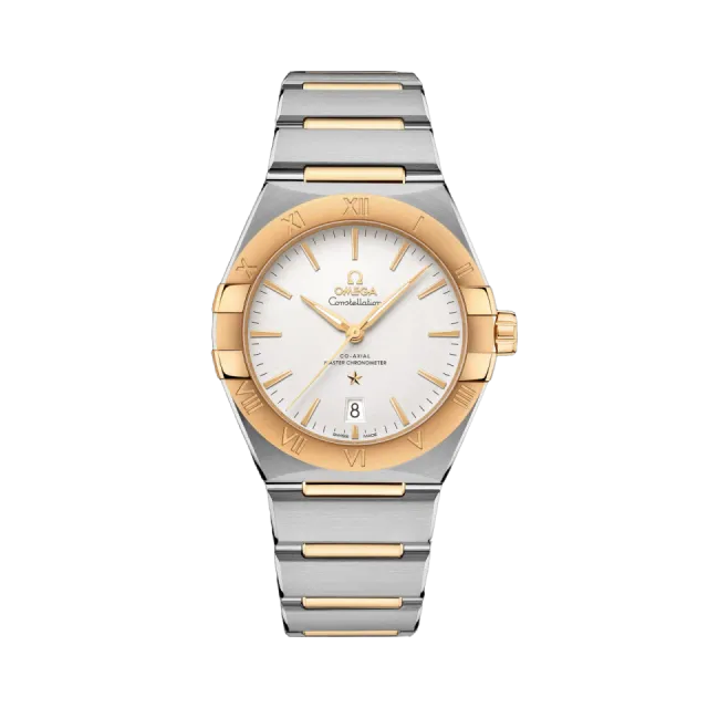 Beğenmek için çift tıkla Omega Constellation 39 mm Steel - Yellow Gold 13120392002002 Görsel 1