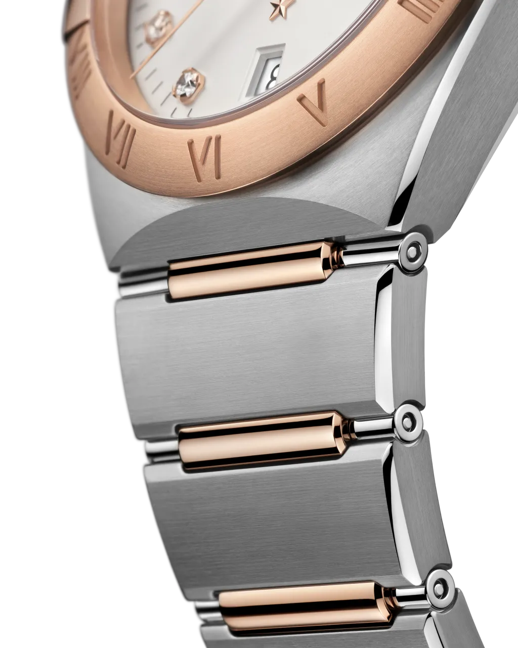 Omega Constellation 39 mm Steel Sedna Gold 13120392052001 detay görseli 3