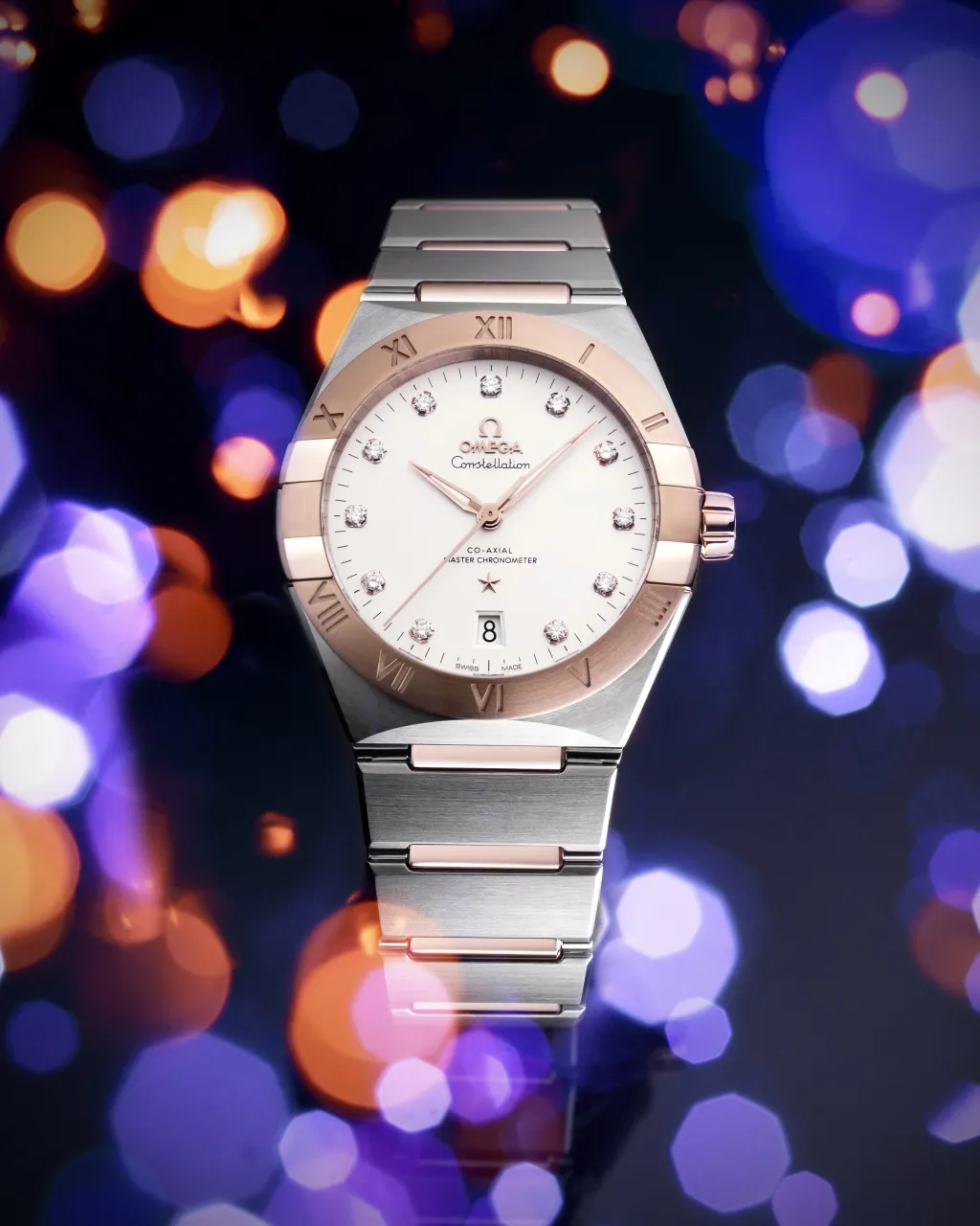 Omega Constellation 39 mm Steel Sedna Gold 13120392052001 detay görseli 5