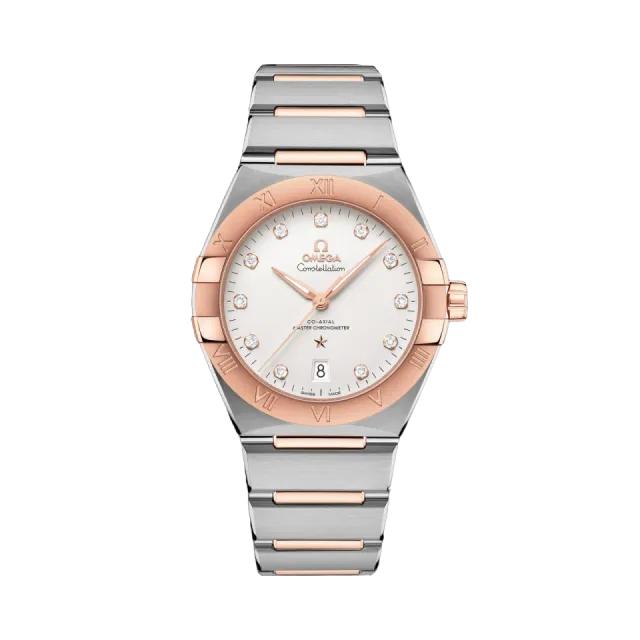 Omega Constellation 39 mm Steel Sedna Gold 13120392052001 Görsel 1