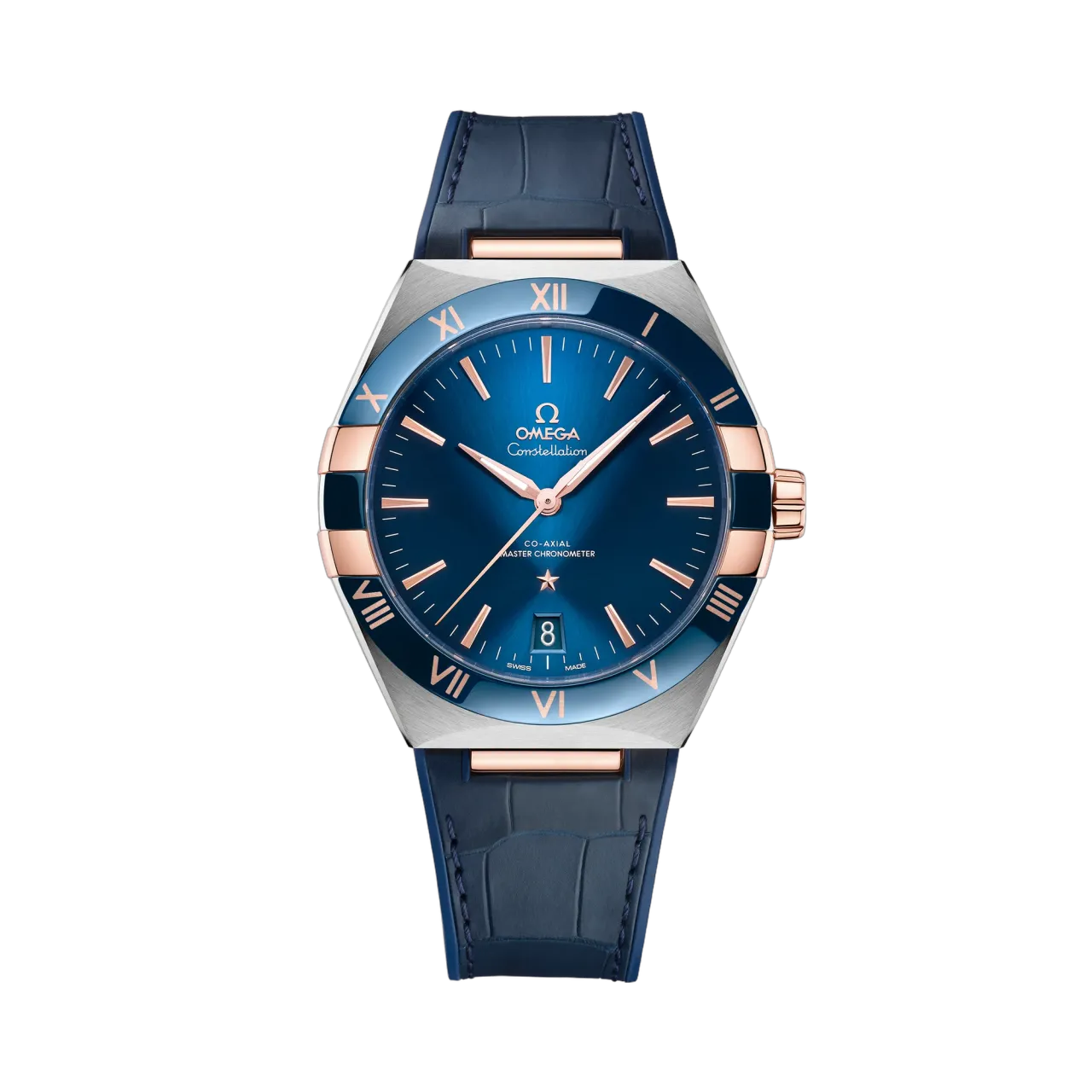 Omega Constellation 41 mm Sedna™ Gold on Leather Strap 13123412103001