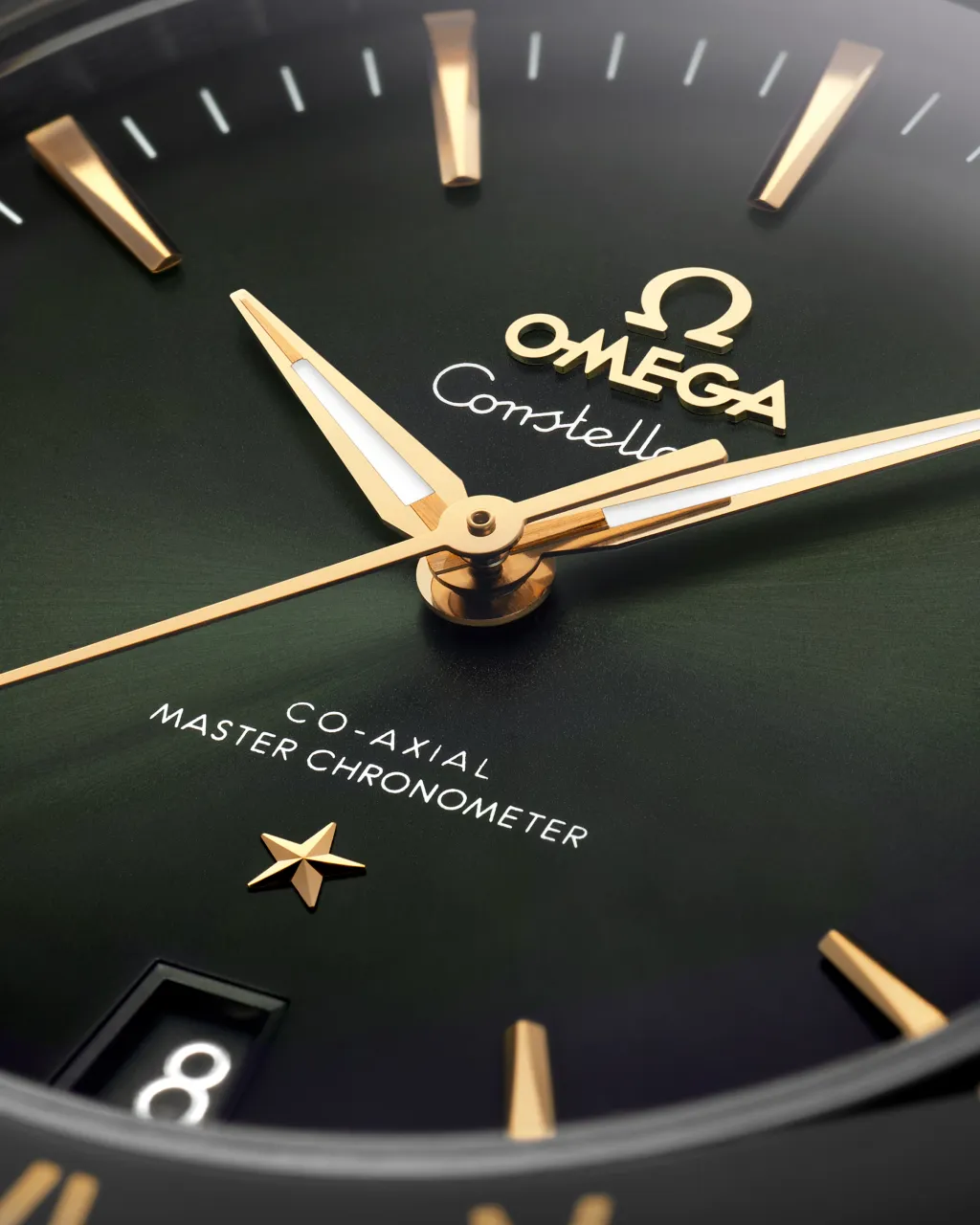Omega Constellation 41 mm Steel - Yellow Gold on Leather Strap 13123412110001 detay görseli 2