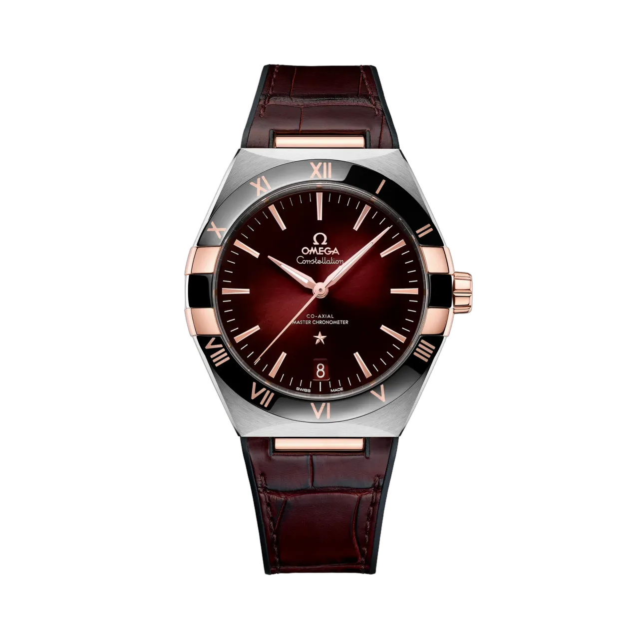 Omega Constellation Sedna Gold Leather Strap 13123412111001