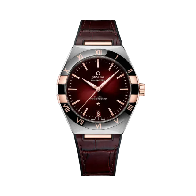 Beğenmek için çift tıkla Omega Constellation Sedna Gold Leather Strap 13123412111001 Görsel 1