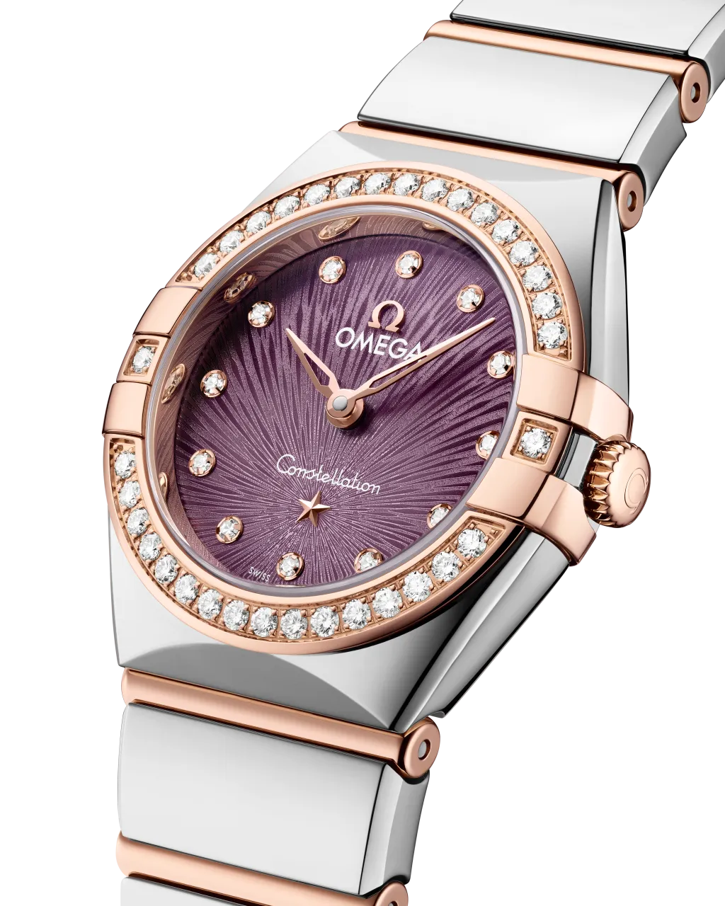 Omega Constellation 25 mm Steel - Sedna™ Gold 131252256060002 detay görseli 2