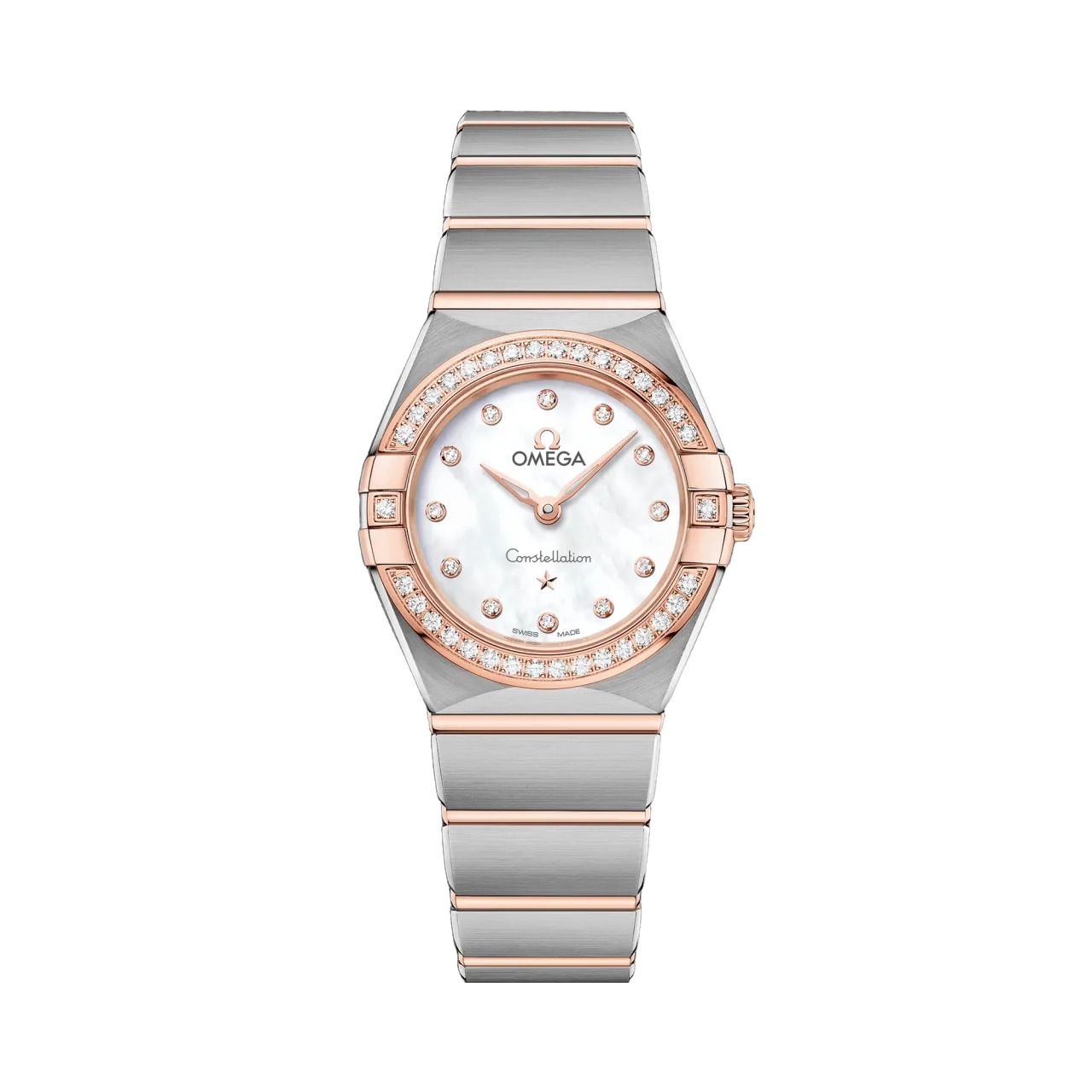 Omega Constellation 25 mm Steel Sedna Gold 13125256055001