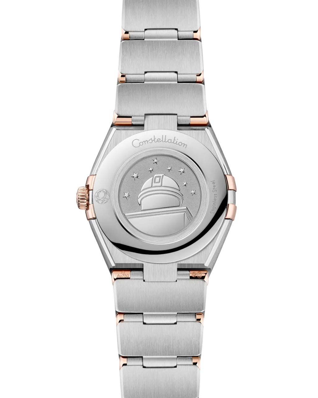 Omega Constellation 25 mm Steel - Sedna™ Gold 13125256099001 detay görseli 1