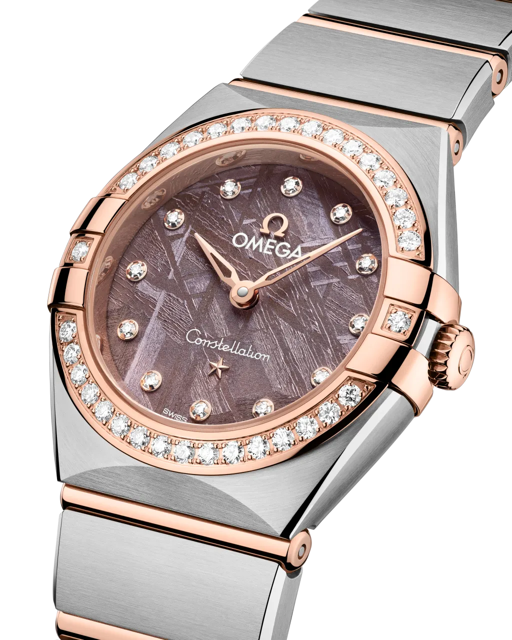 Omega Constellation 25 mm Steel - Sedna™ Gold 13125256099001 detay görseli 3