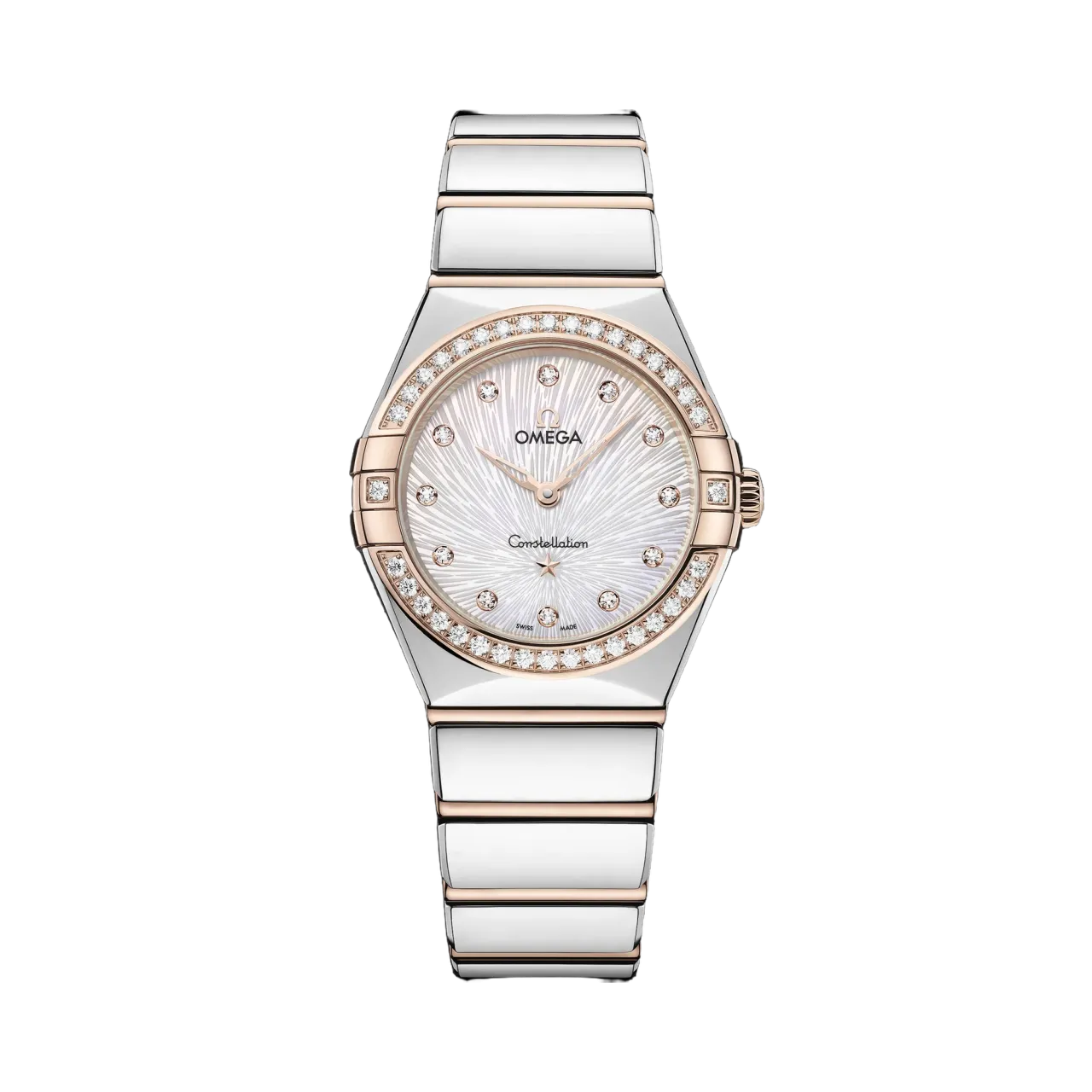 Omega Constellation 28 mm Sedna Gold on Steel 13125286055003