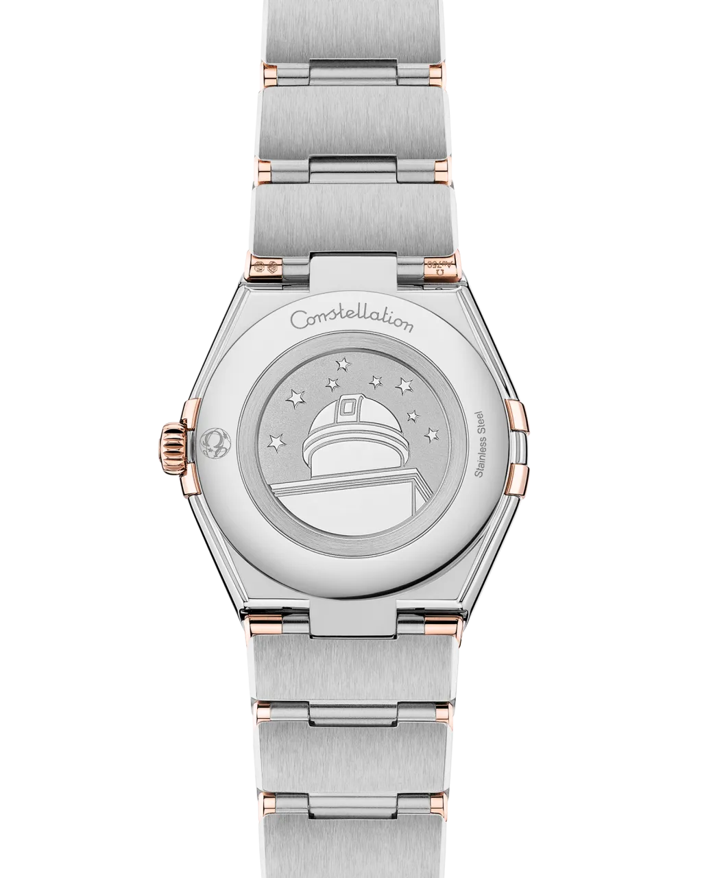 Omega Constellation 28 mm Sedna Gold on Steel 13125286055003 detay görseli 1