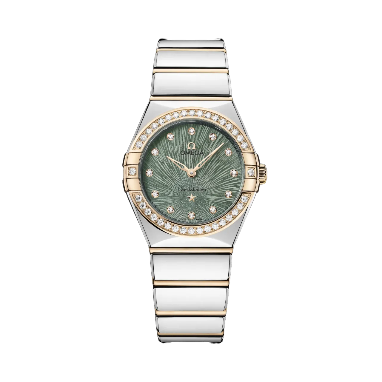 Omega Constellation 28 mm Moonshine™ Gold on Steel 13125286060001