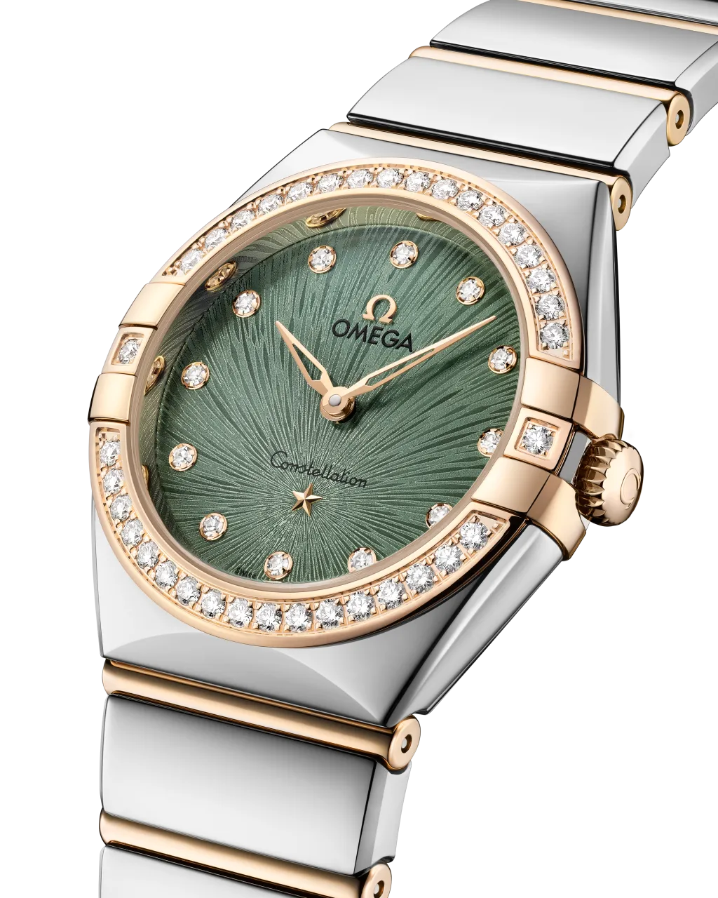 Omega Constellation 28 mm Moonshine™ Gold on Steel 13125286060001 detay görseli 2