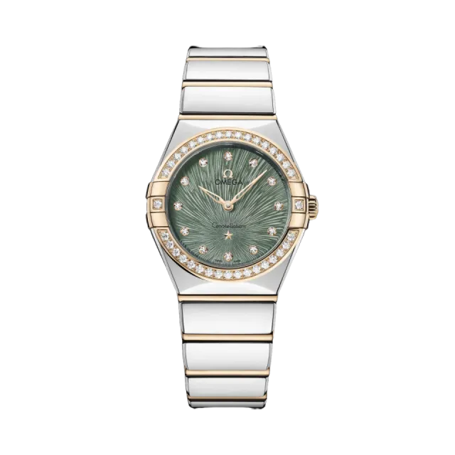 Omega Constellation 28 mm Moonshine™ Gold on Steel 13125286060001 Görsel 1