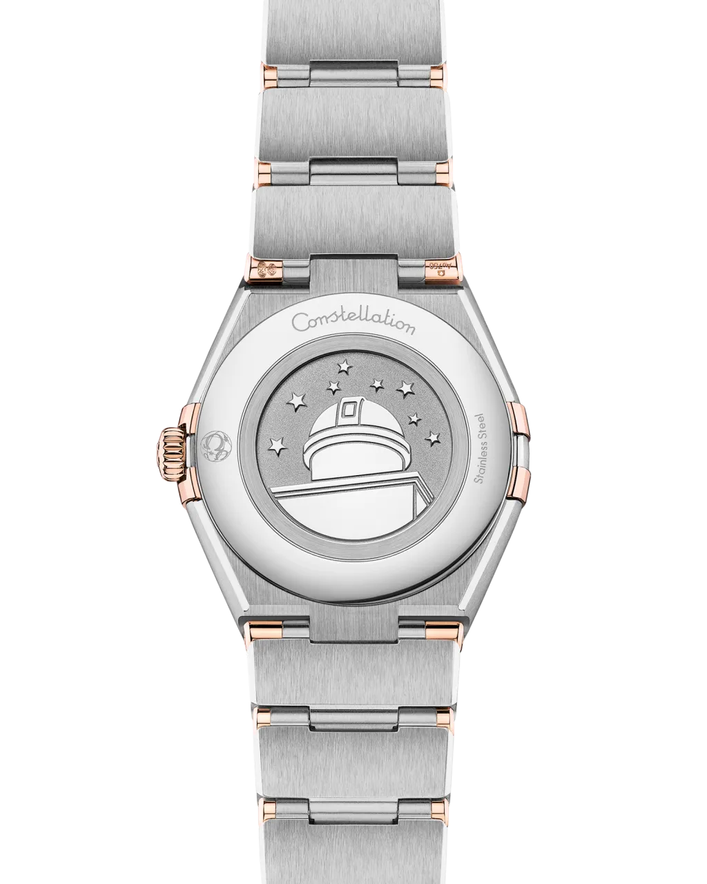 Omega Constellation 28 mm Steel Sedna Gold 13125286099001 detay görseli 1