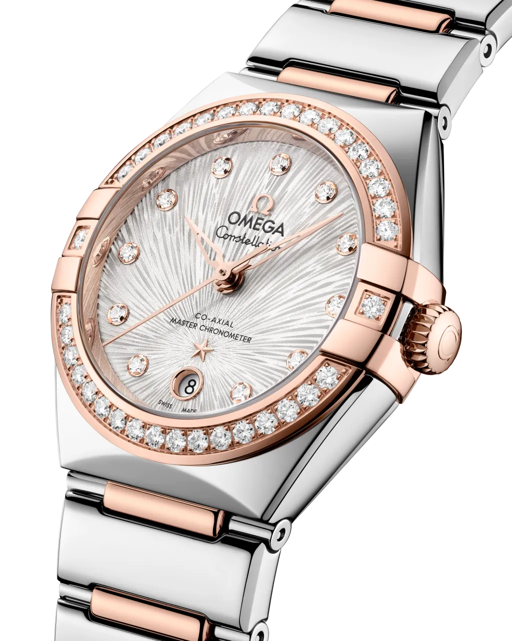 Omega Constellation 29 mm Sedna Gold on Steel 13125292052003 detay görseli 2