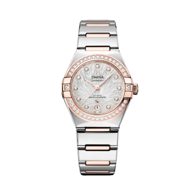 Omega Constellation 29 mm Sedna Gold on Steel 13125292052003 Görsel 1