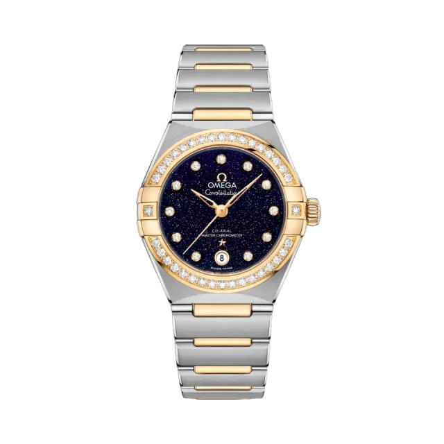 Beğenmek için çift tıkla Omega Constellation 29 mm Yellow Gold on Steel 13125292053001 Görsel 1