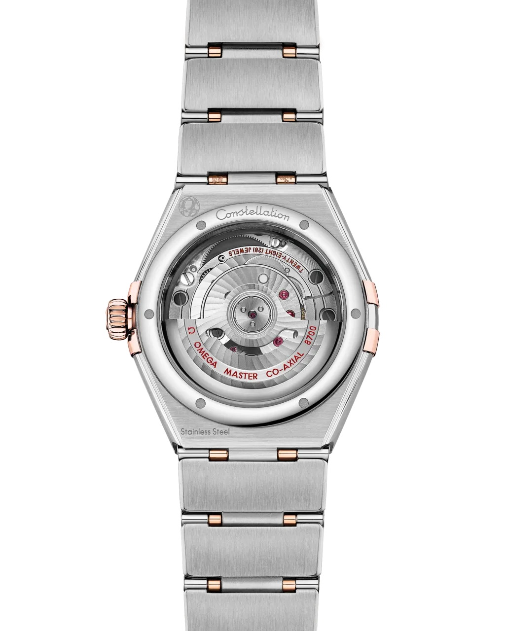 Omega Constellation 29 mm Steel - Sedna™ Gold 13125292099001 detay görseli 1