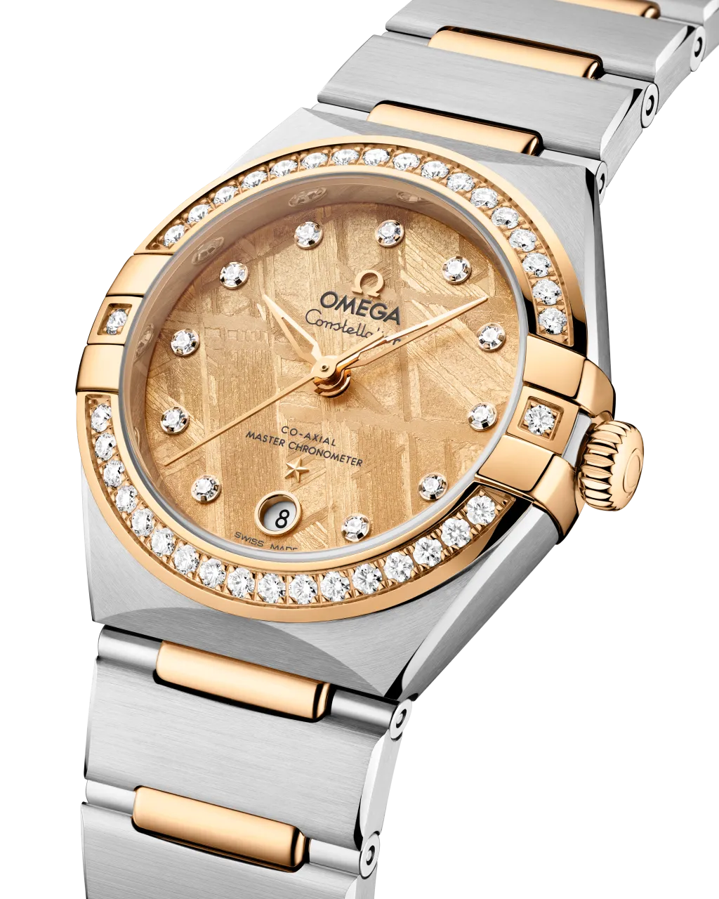 Omega Constellation 29 mm Yellow Gold on Steel 13125292099002 detay görseli 3