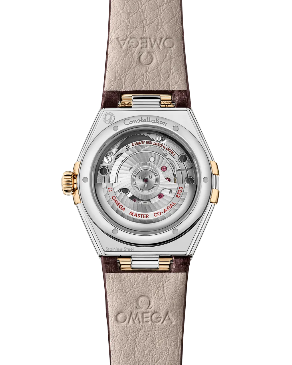 Omega Constellation 29 mm Moonshine™ Gold on Alligator 13128292058001 detay görseli 1