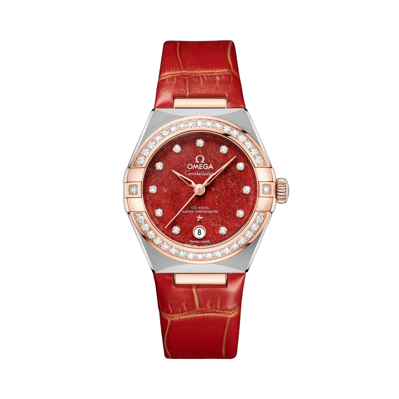Omega Constellation Sedna Gold Leather Strap 13128292099002