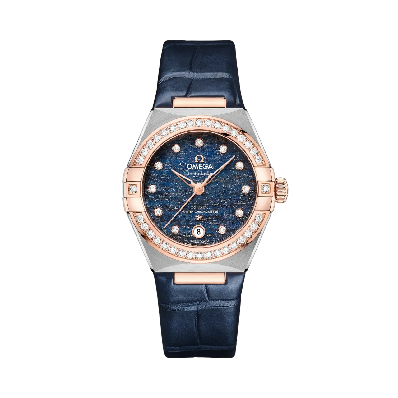 Omega Constellation 29 mm Sedna Gold Leather Strap 13128292099003