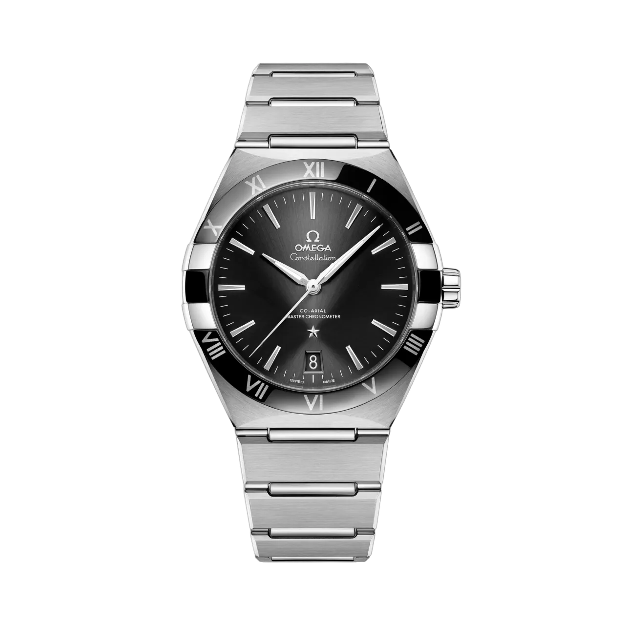 Omega Constellation 41 mm Steel On Steel 13130412101001