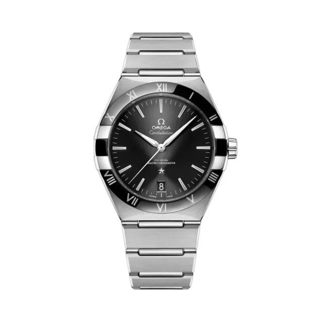 Beğenmek için çift tıkla Omega Constellation 41 mm Steel On Steel 13130412101001 Görsel 1