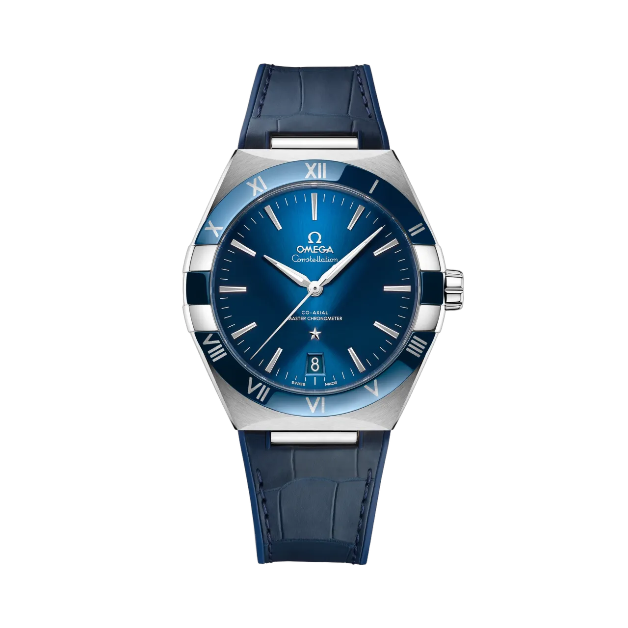 Omega Constellation 41 mm Steel On Leather Strap 13133412103001
