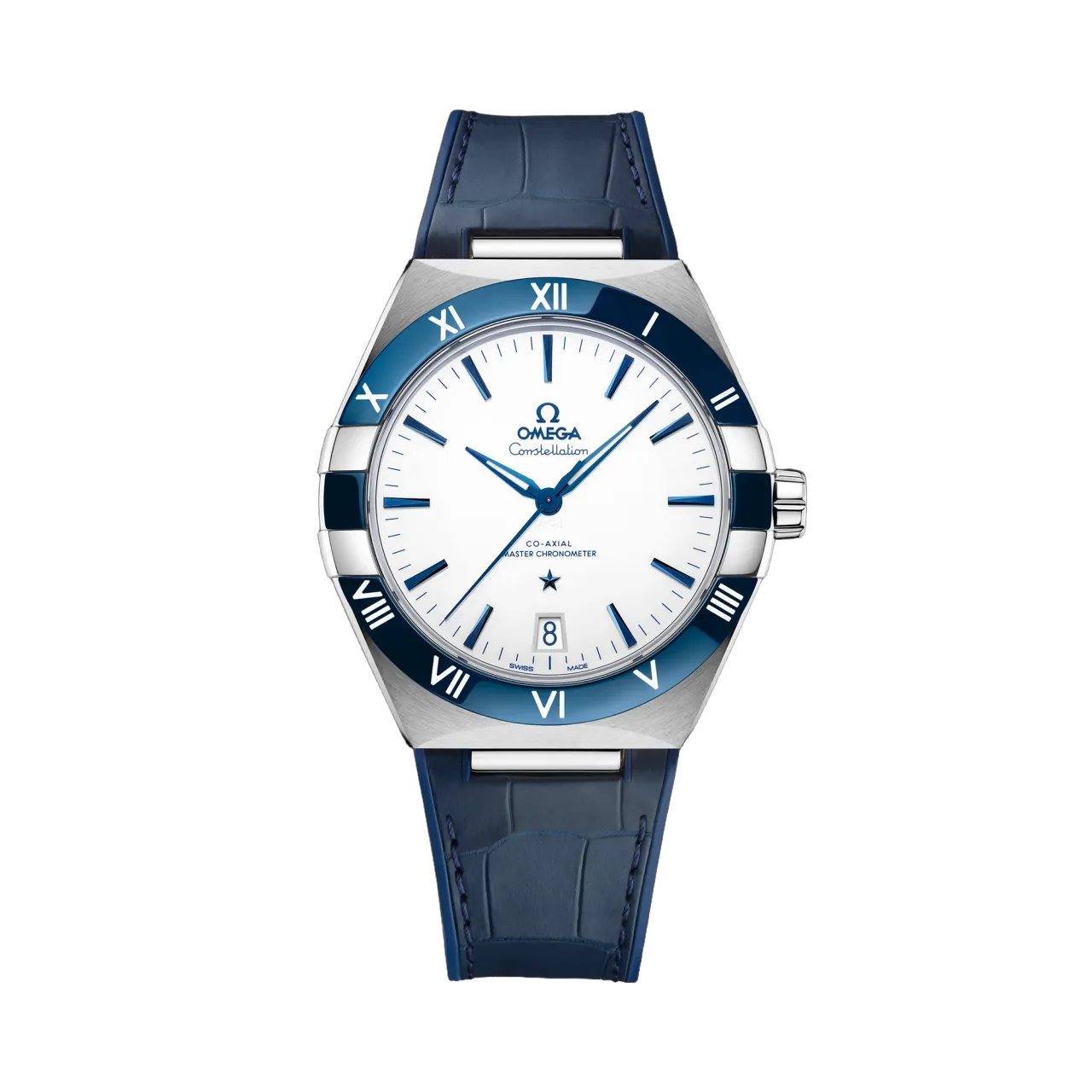 Omega Constellation 41 mm Steel On Leather Strap 13133412104001