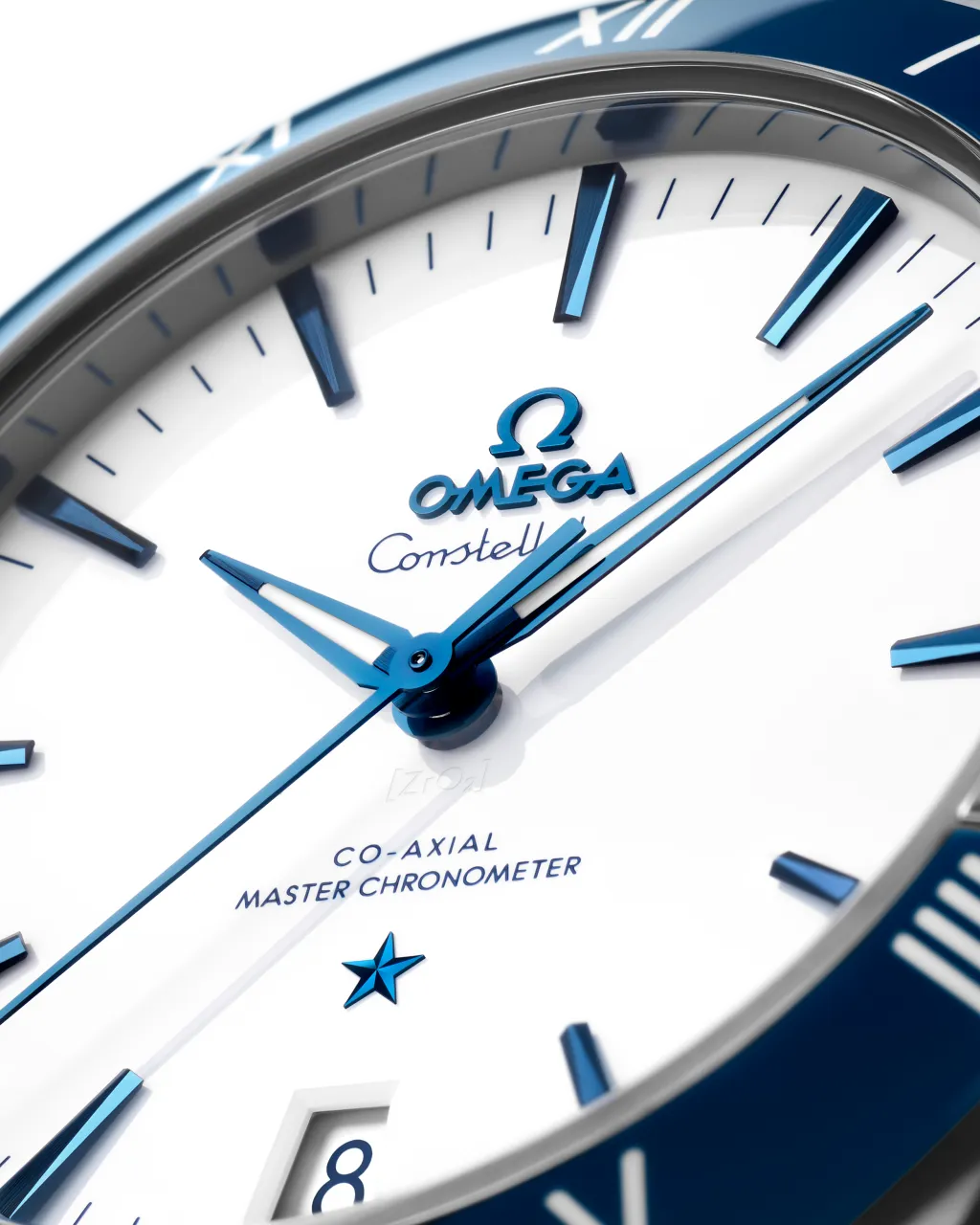 Omega Constellation 41 mm Steel On Leather Strap 13133412104001 detay görseli 2