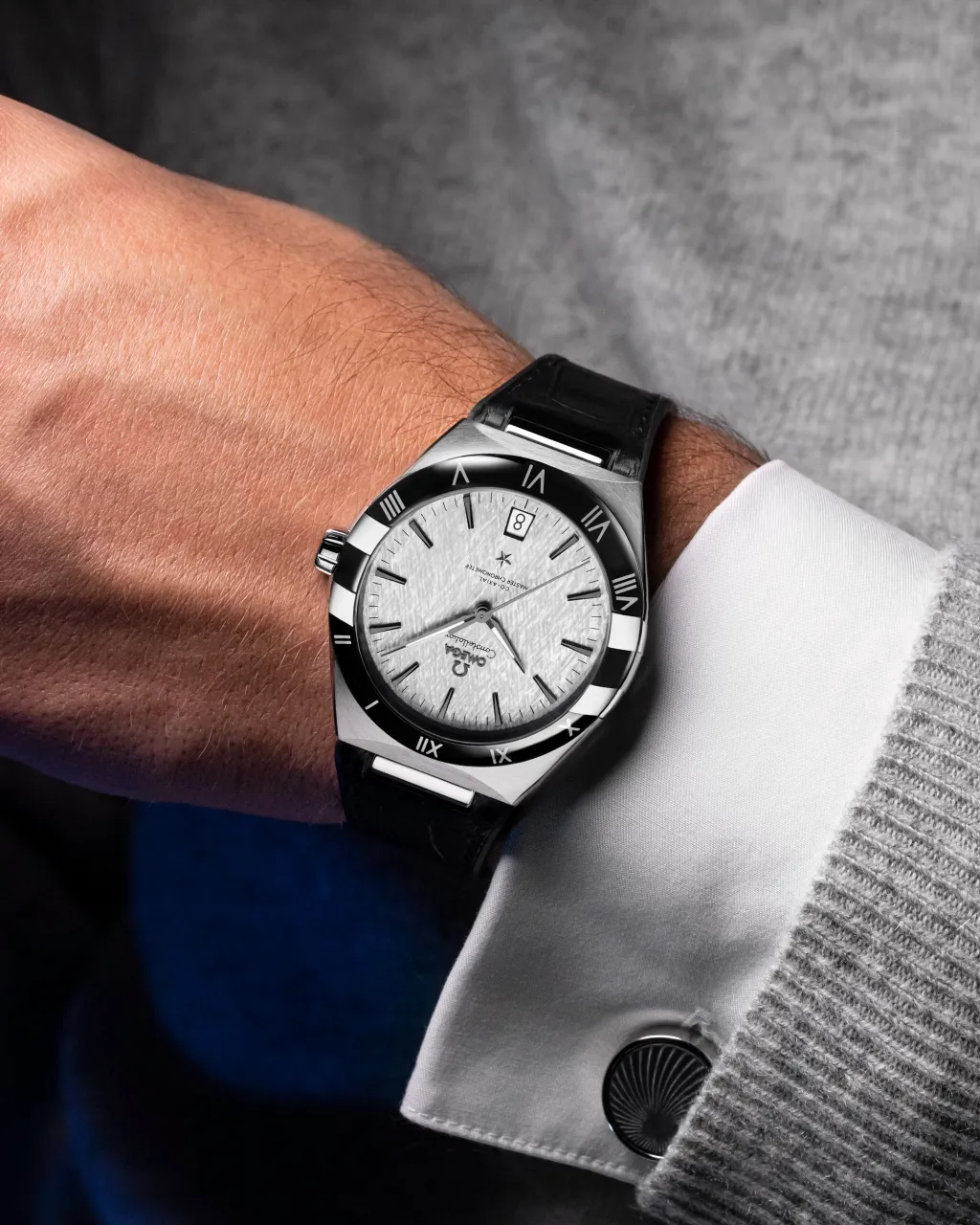 Omega Constellation 41 mm Grey Otomatik 13133412106001 detay görseli 3
