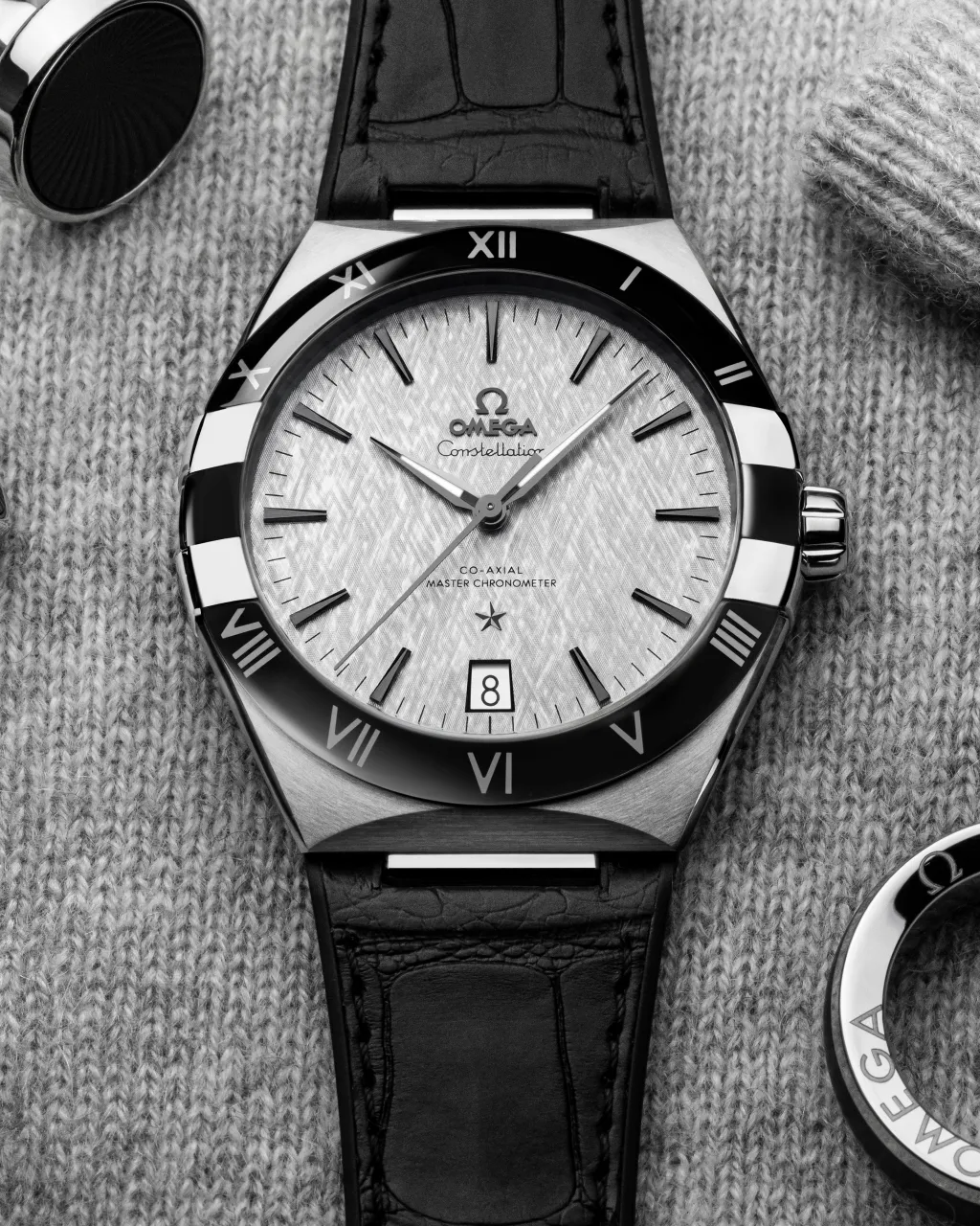 Omega Constellation 41 mm Grey Otomatik 13133412106001 detay görseli 4