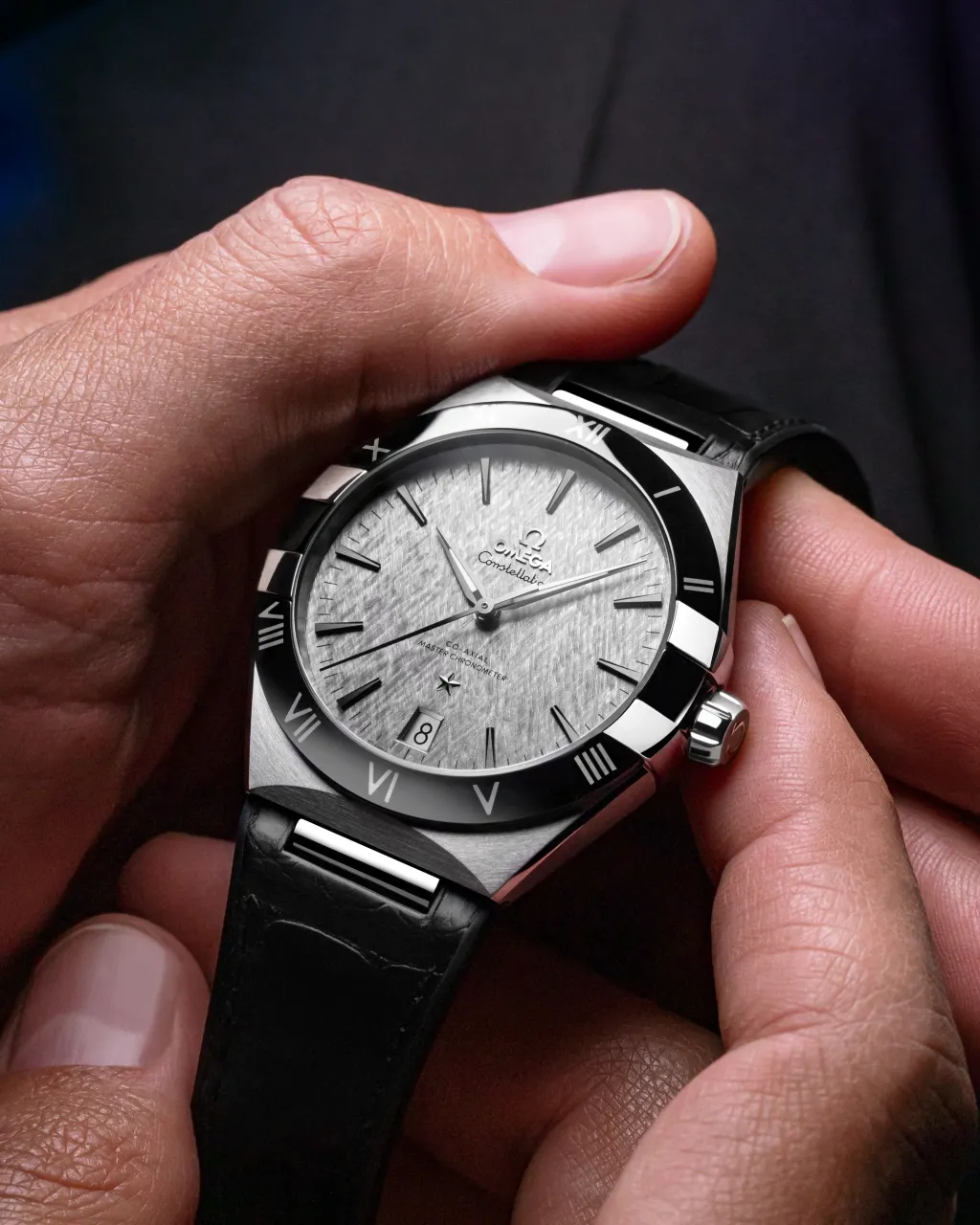 Omega Constellation 41 mm Grey Otomatik 13133412106001 detay görseli 5