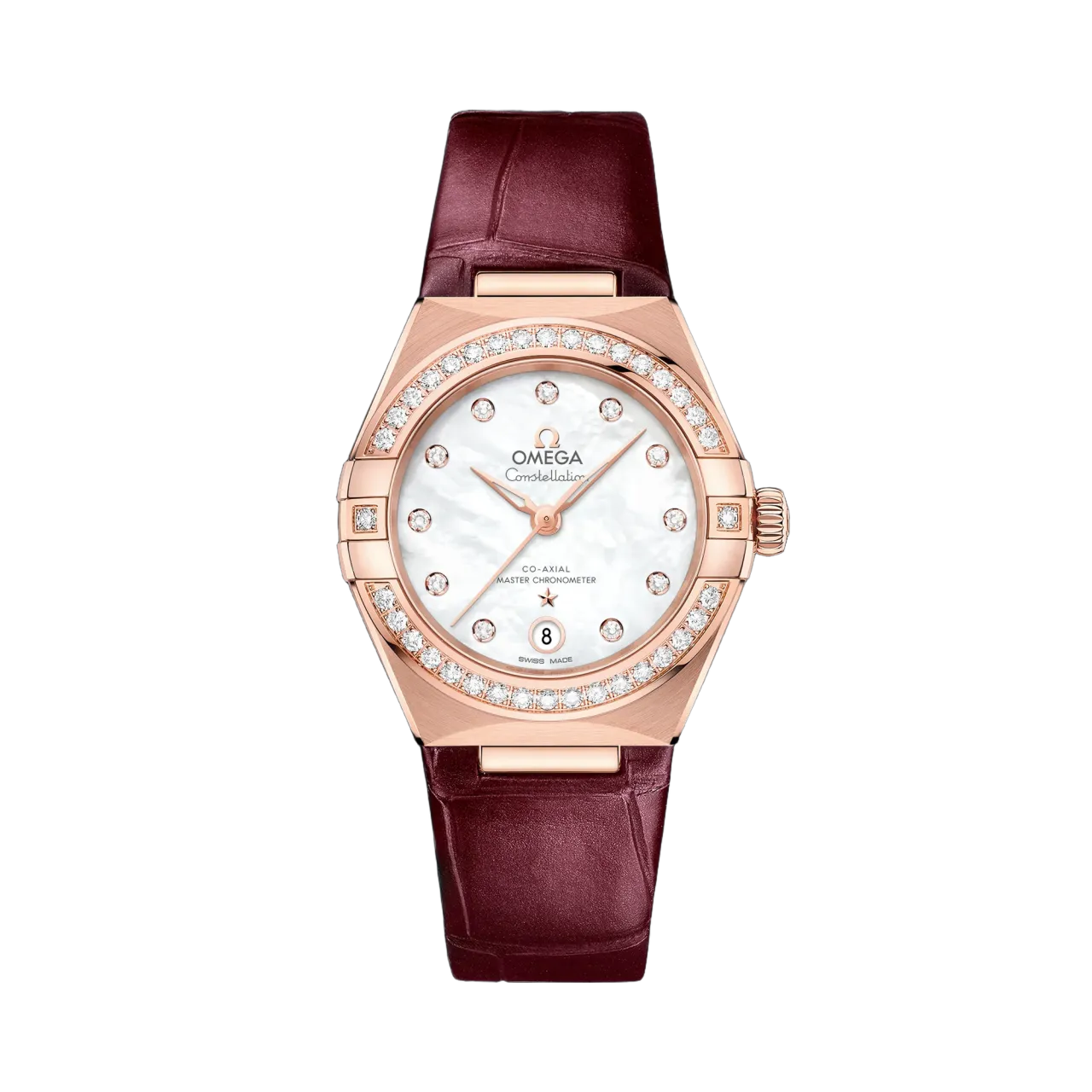 Omega Constellation Sedna Gold Leather Strap 13158292055002