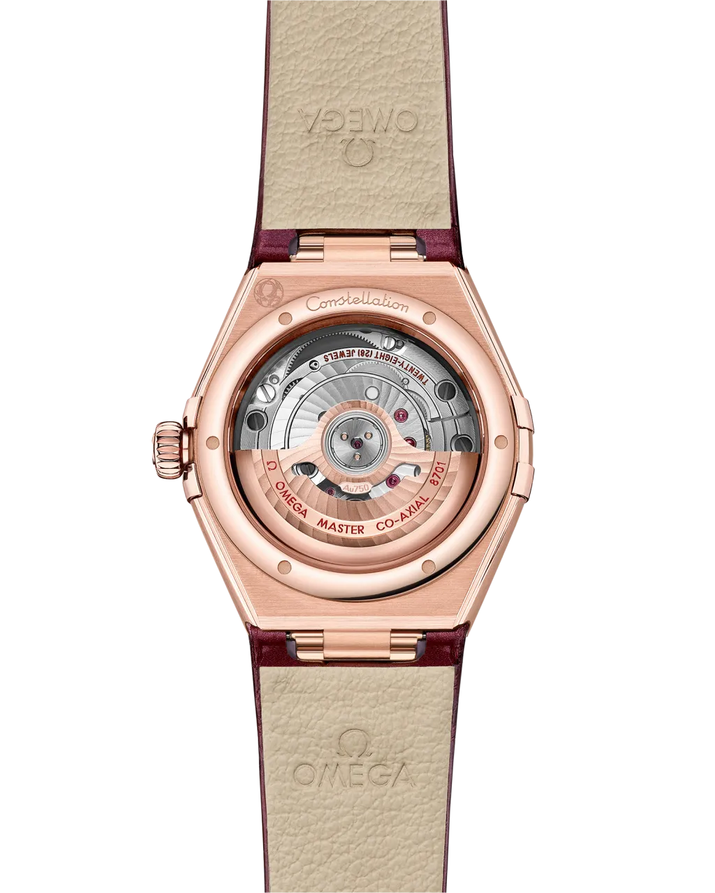 Omega Constellation Sedna Gold Leather Strap 13158292055002 detay görseli 1