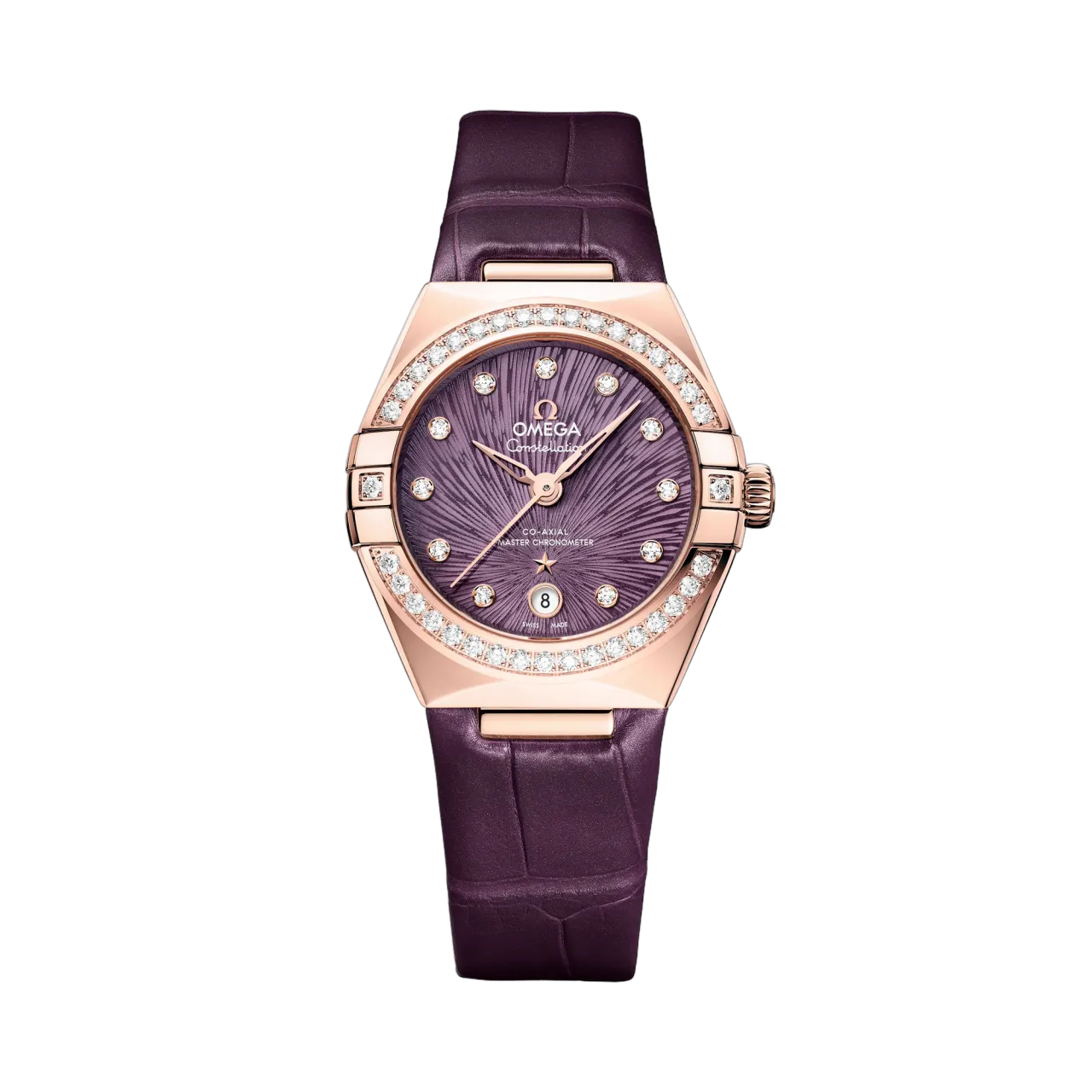 Omega Constellation Sedna™ Gold on Alligator 13158292060002
