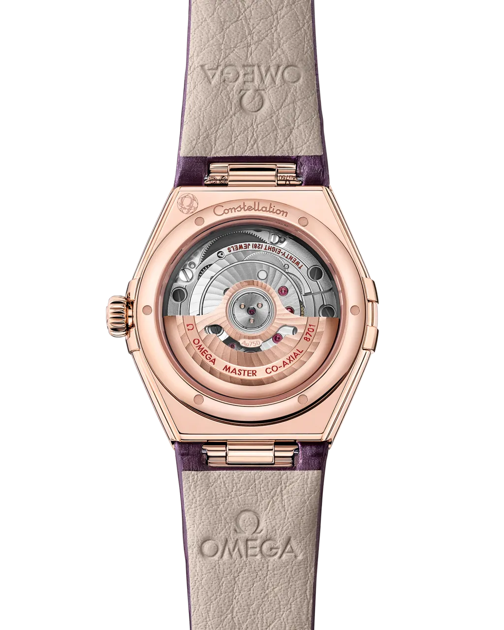 Omega Constellation Sedna™ Gold on Alligator 13158292060002 detay görseli 1