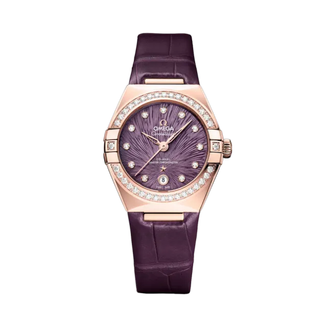 Omega Constellation Sedna™ Gold on Alligator 13158292060002 Görsel 1