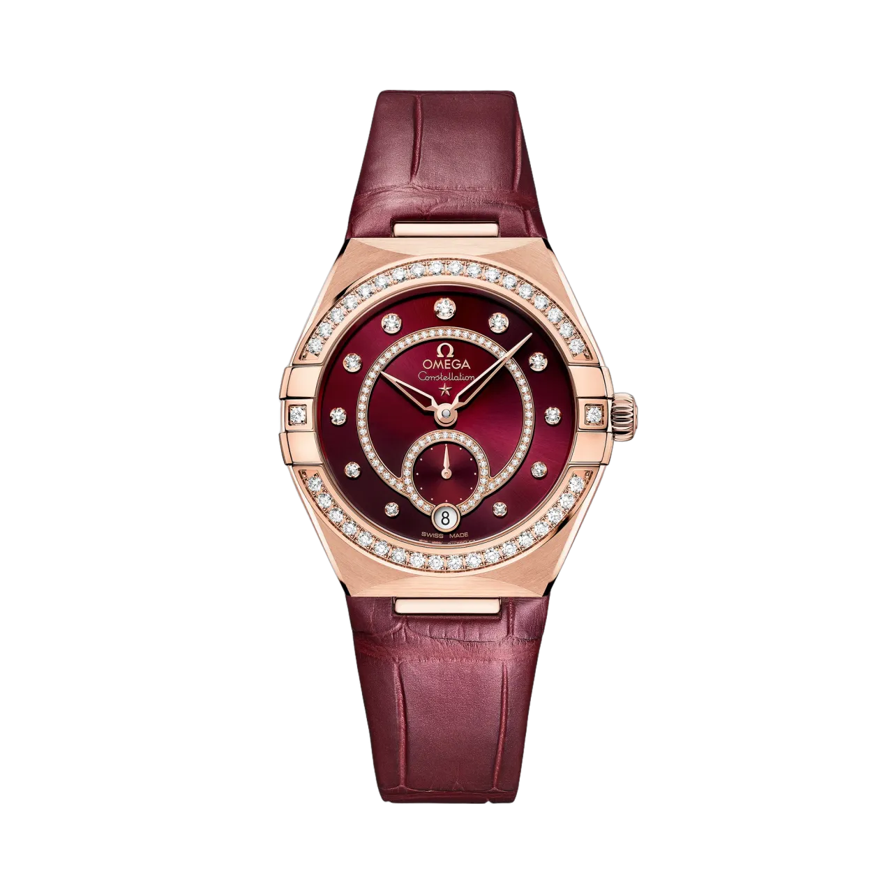 Omega Constellation Sedna Gold Leather Strap 13158342061001