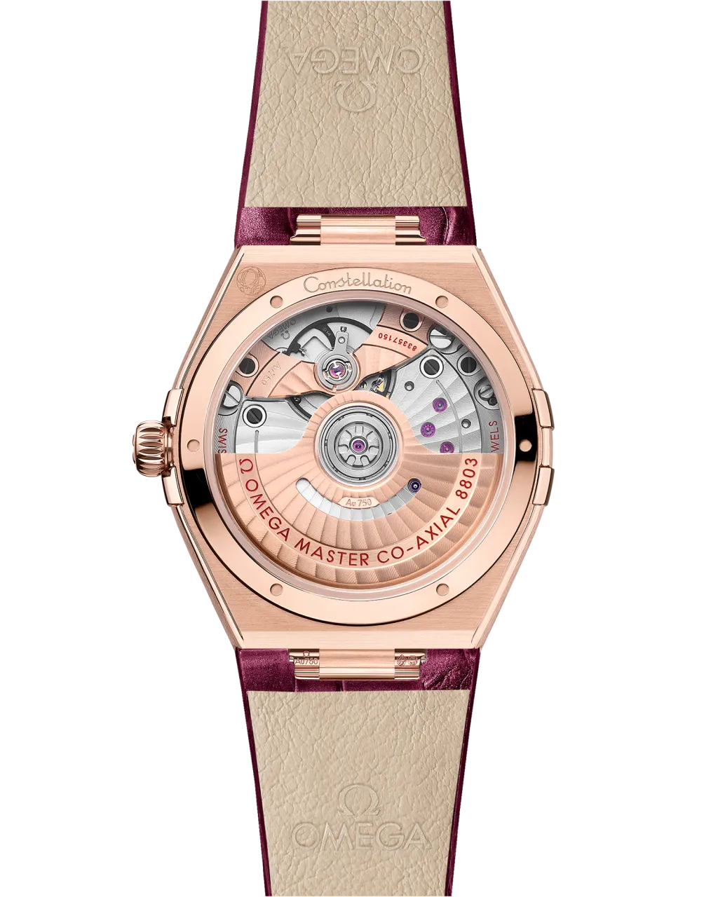 Omega Constellation Sedna Gold Leather Strap 13158342061001 detay görseli 1