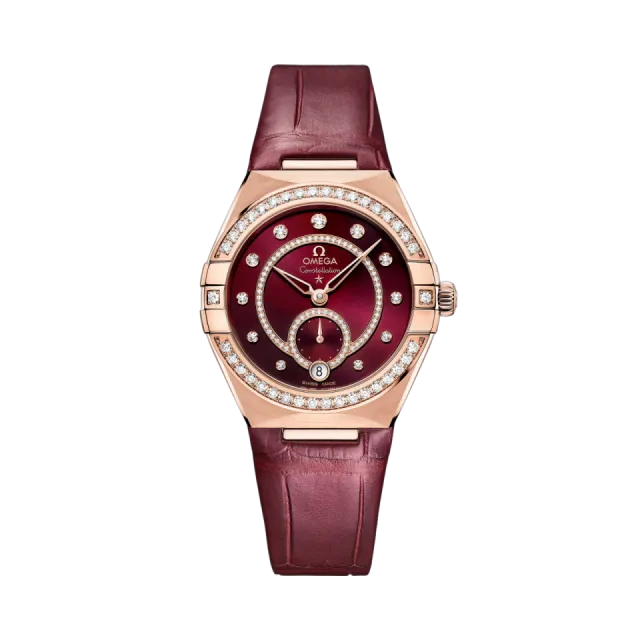 Beğenmek için çift tıkla Omega Constellation Sedna Gold Leather Strap 13158342061001 Görsel 1
