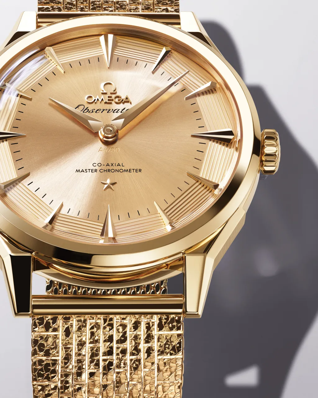 Omega Constellation Observatory Moonshine Gold 14050392199001 detay görseli 5