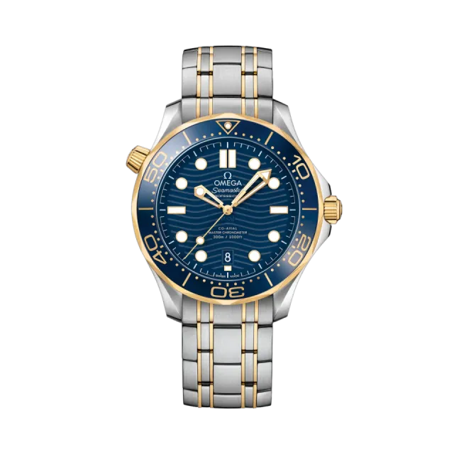 Beğenmek için çift tıkla Omega Seamaster Diver 300M Otomatik Steel - Yellow Gold 21020422003001 Görsel 1