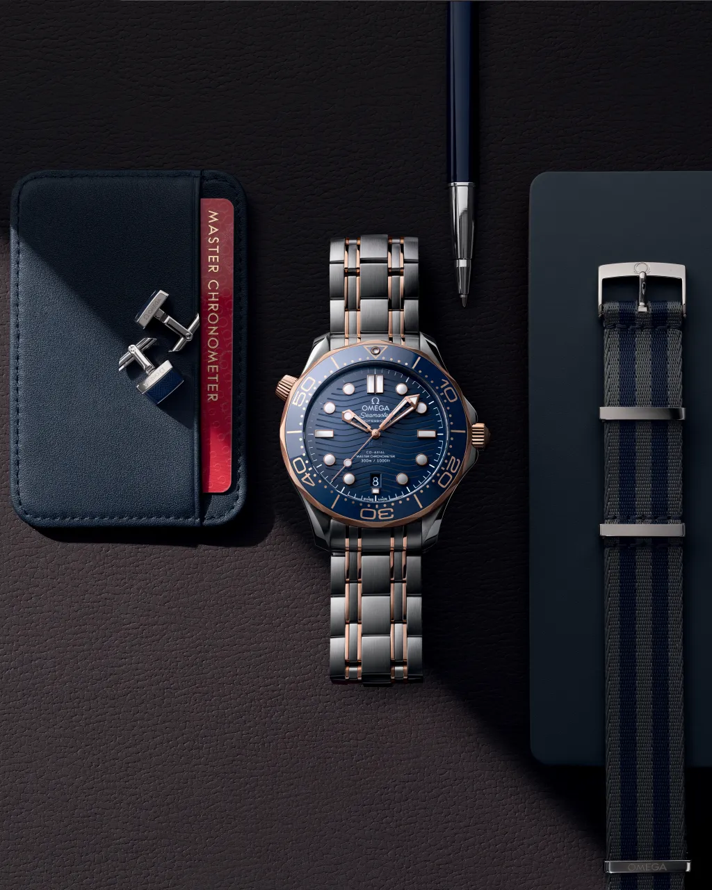 Omega Seamaster Diver 300M Otomatik Mavi 21020422003002 detay görseli 2
